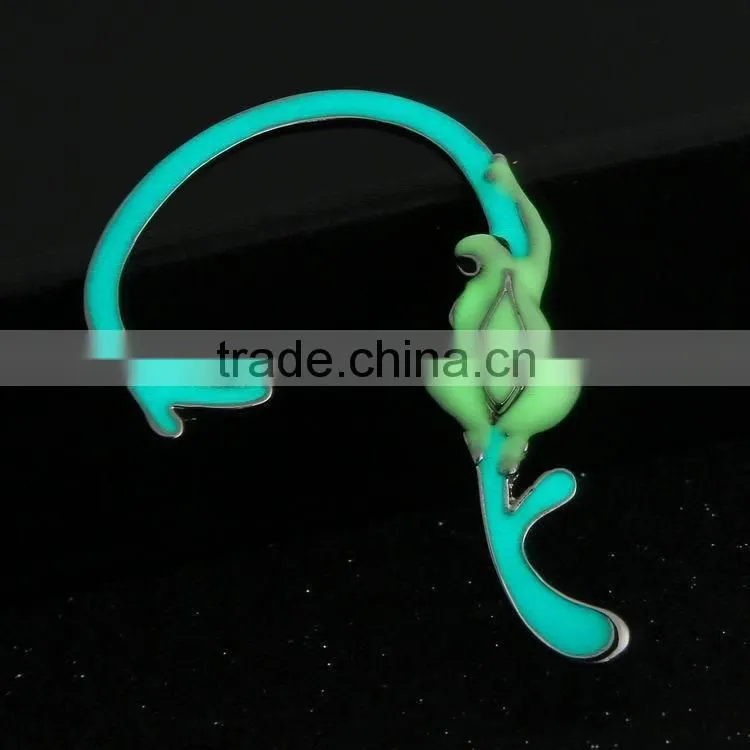 fluorescent frog japanese initial women fashion earrings