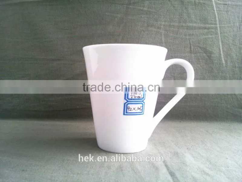 Ceramic bone china coffee mug manufacture with custom mug design