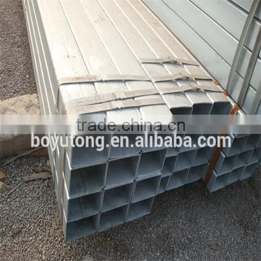 150x150 Galvanized steel square pipe steel tube