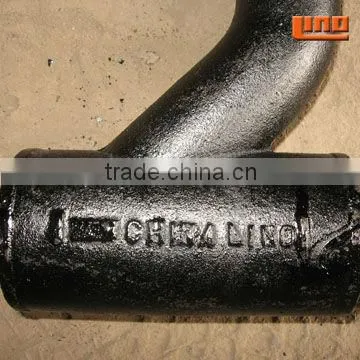 no-hub cast iron pipe fitting 1/6 bend