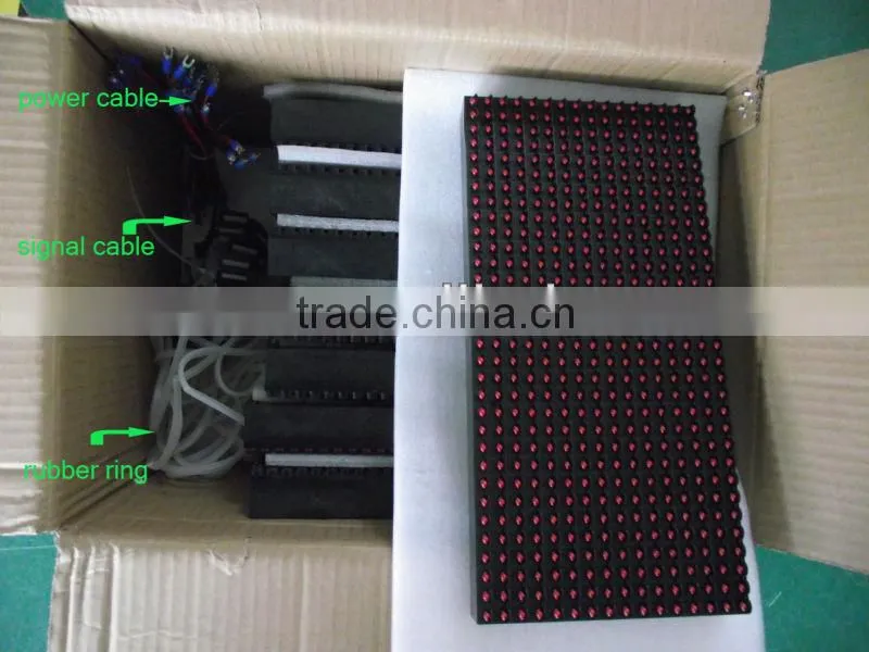 Turkey---Best Price FOR Iran/India/Turkey/Sri lanka!!!!P10 single amber yellow red color led display module 320x160mm 512pix