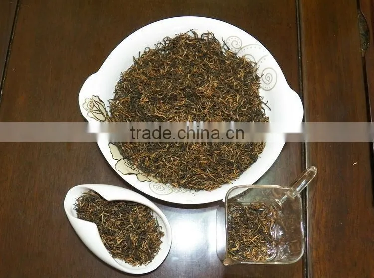 Wuyi high mountain best quality thin leaf black tea jinjunmei