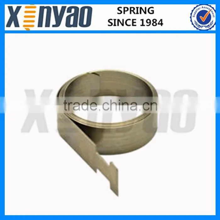 Custom retractable cable spiral spring
