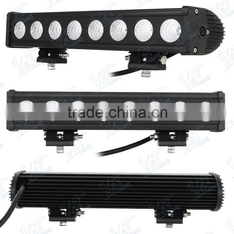 Super slim led light bar single row 24V automotive led lights for off road vehicles