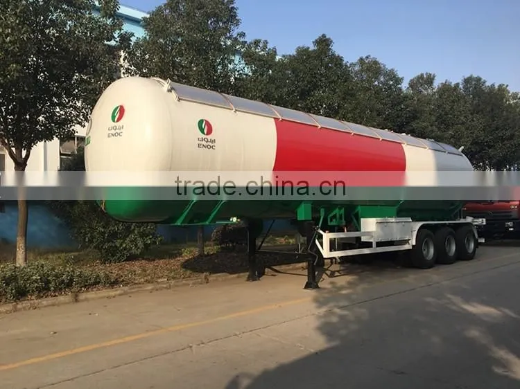 Quality 100% guaranteed high performance 58.5m3 25ton tri-axle lpg tank trailer