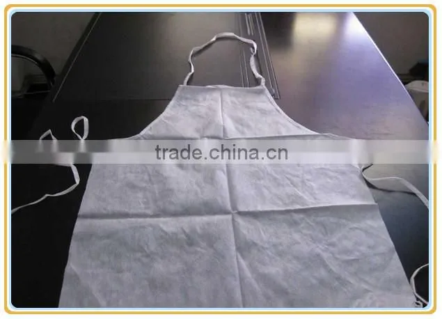 cleanroom PP nonwoven disposable apron
