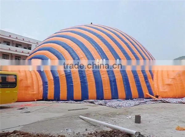 High Temperature Resistance Dome Inflatable Tent , Inflatable Sport Tent For Commercial