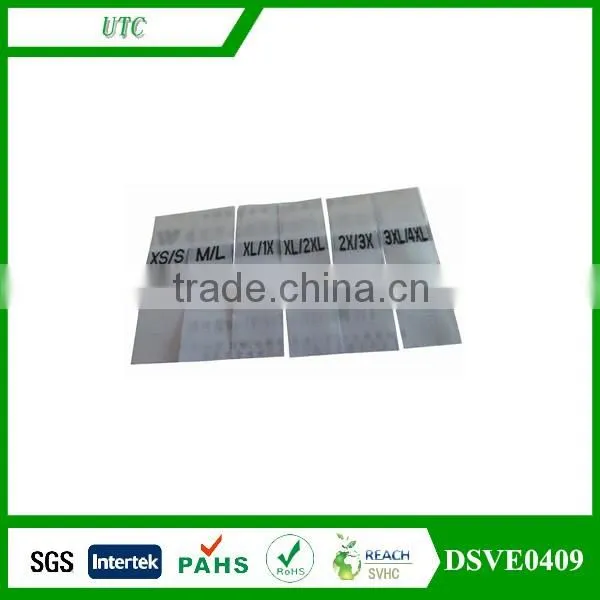 Eco-Friendly Feature and weaving and ultrasonic Technics Woven Label