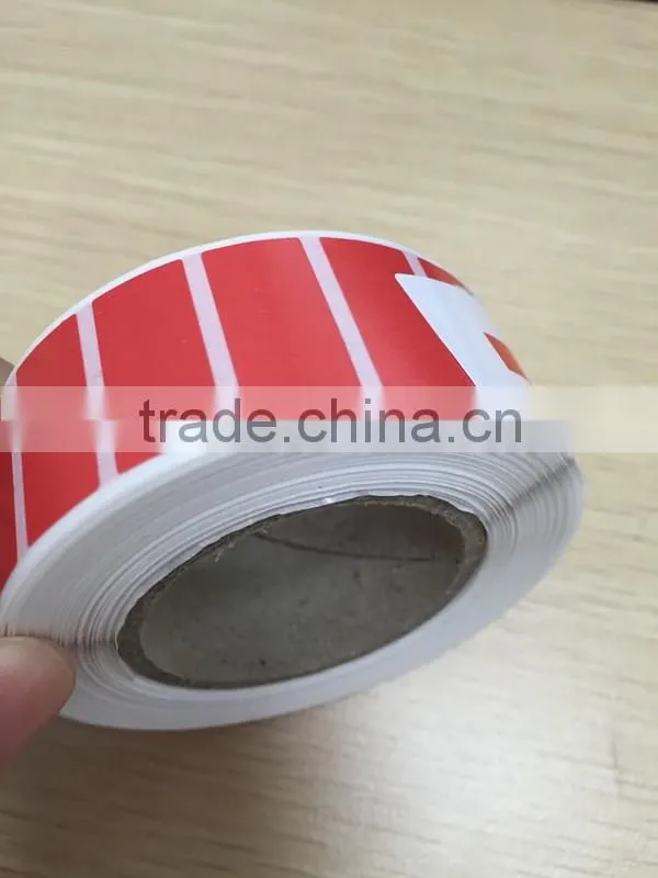 custom sample car sticker label roll design and printing