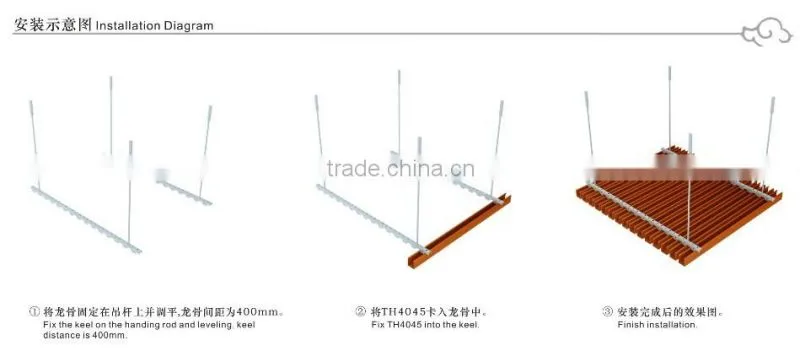 Bamboo ceiling,can use in many places,perfectly displays the wood texture and elegance