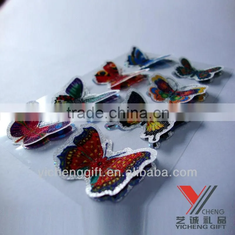 beautiful snowwhite 3D PVC Fly sticker