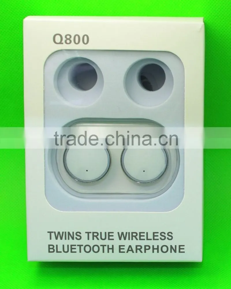 Newest! TWS! stereo wireless bluetooth earbuds/sports bluetooth earphones with box charge