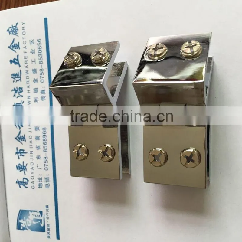 HJ-269 Made in china glass cabinet hinge/Quality and cheap copper glass cabinet hinge