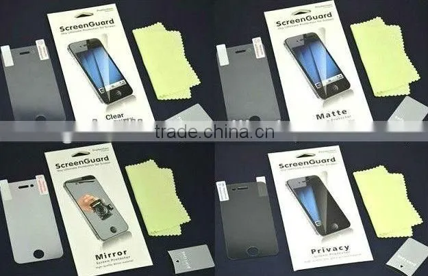 Anti-finger anti-glare matte screen protector for Samsung Galaxy Note II N7100 mobile screen film