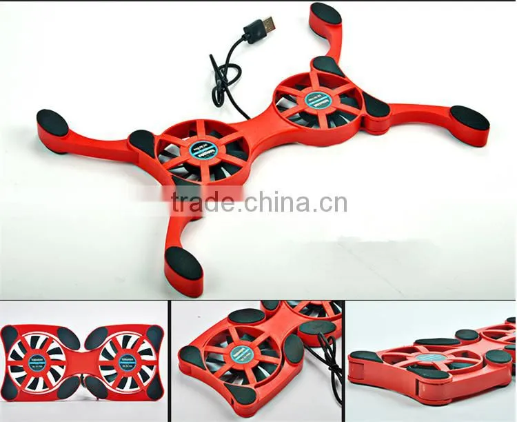 Wholesale 2016 hot selling USB fan for laptop cooler pad and cooling stand pad