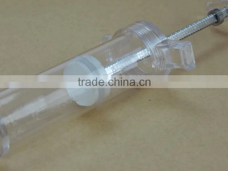 Poultry copper head plastic steel veterinary injection syringe for animal