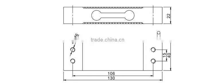 GPB110 Strain gauge parallel beam weight sensor 150kg