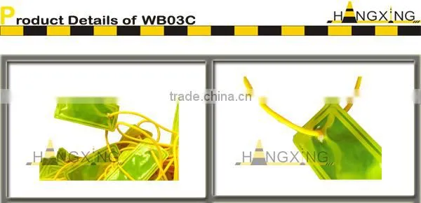 WB03C outdoor advertising fluorescence color warning flag safety band