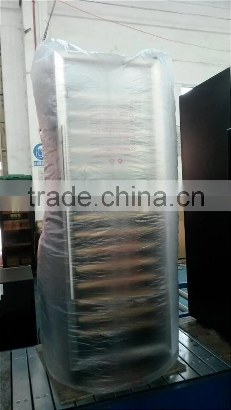 Compressor Big Upright Restaurant Kitchen Fridge Glass Commercial Stainless Steel Refrigerator For Wine Beer Drinks