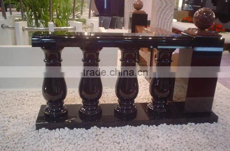 Marble stone balcony balustrade with good quality