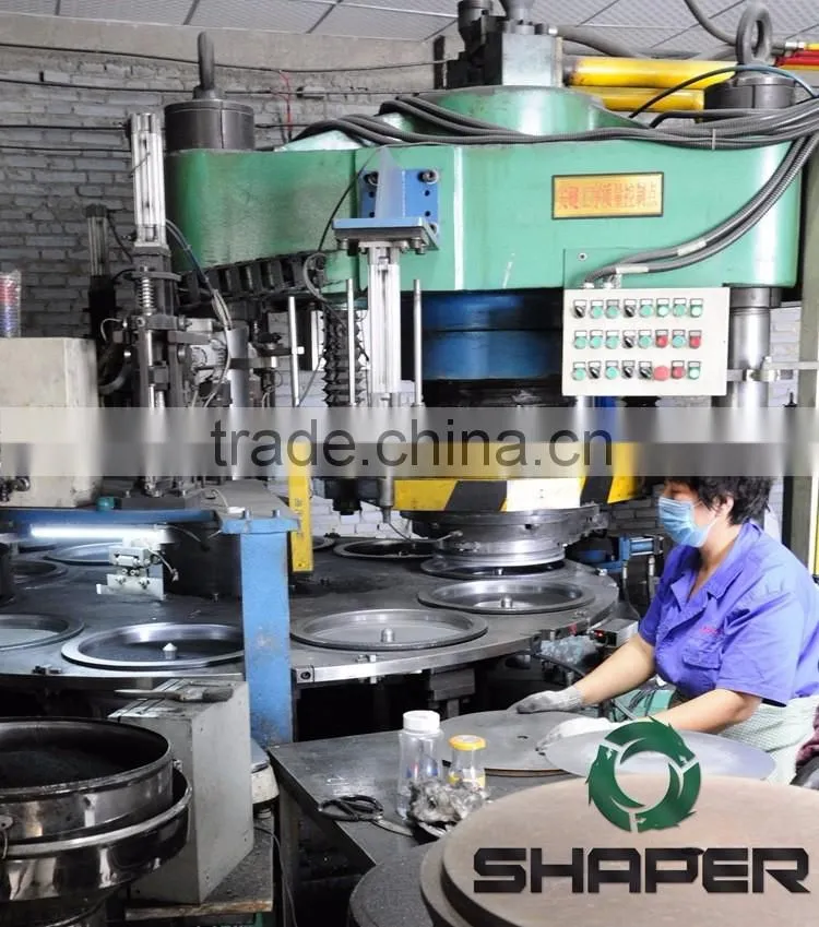Rotary 8 station cutting disc making machine