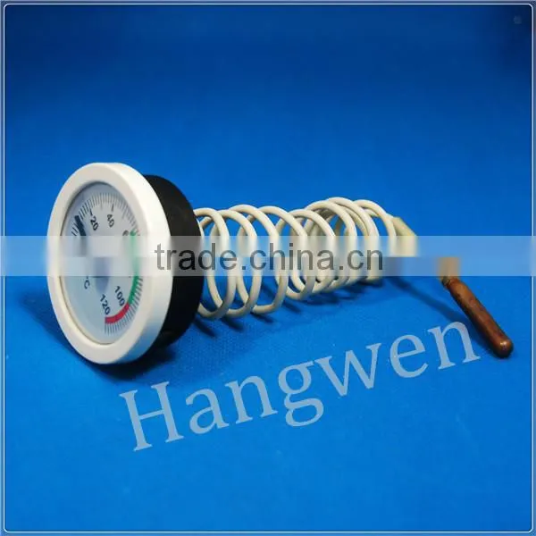 HVAC capillary thermometer