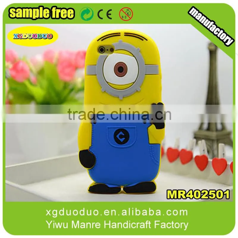 cute kitty carton 3d soft pvc multiple mobile phone holder
