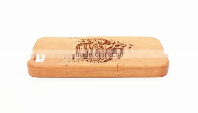 Wood phone cases with the laser compatible for iphone