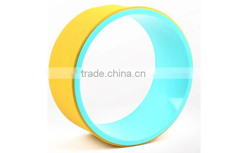 Trending hot products yoga wheel with customized color , abs yoga wheel , exercise fitness yoga wheel