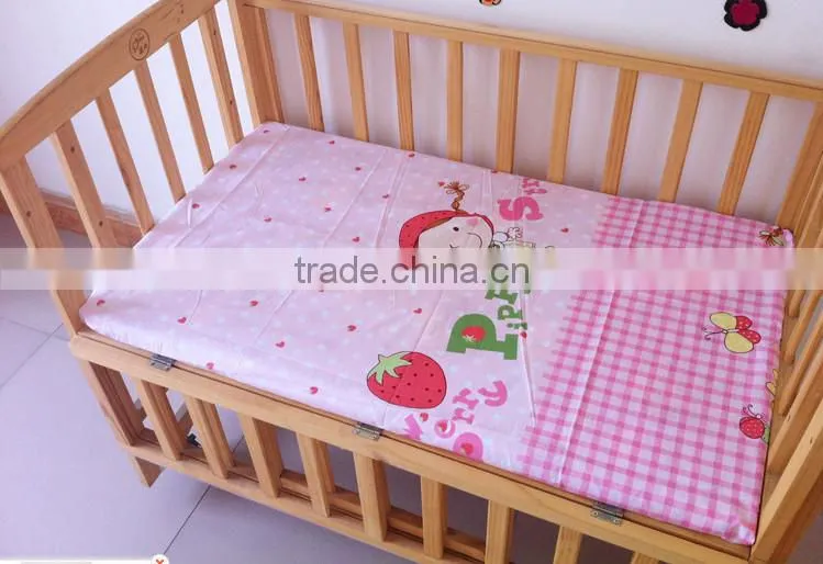 100% cotton cartoon baby fitted sheet