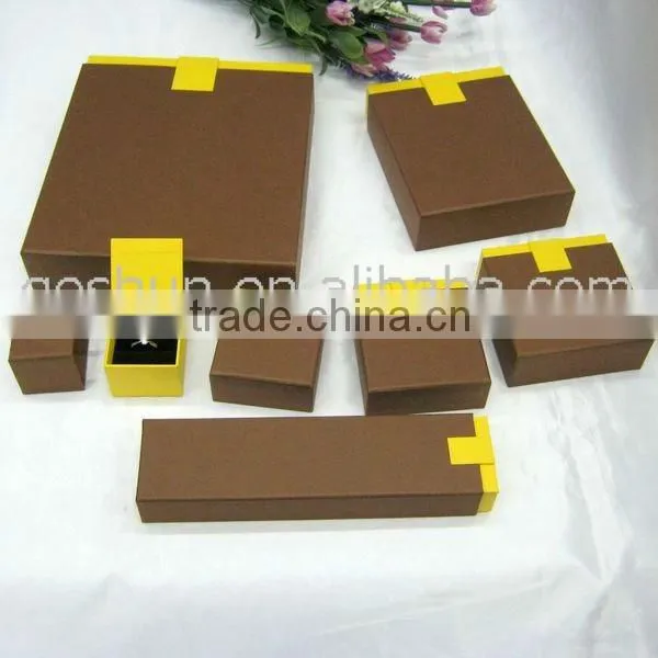 Fashion Paper Jewelry Gift Box/Necklace Earrings Ring Set Box