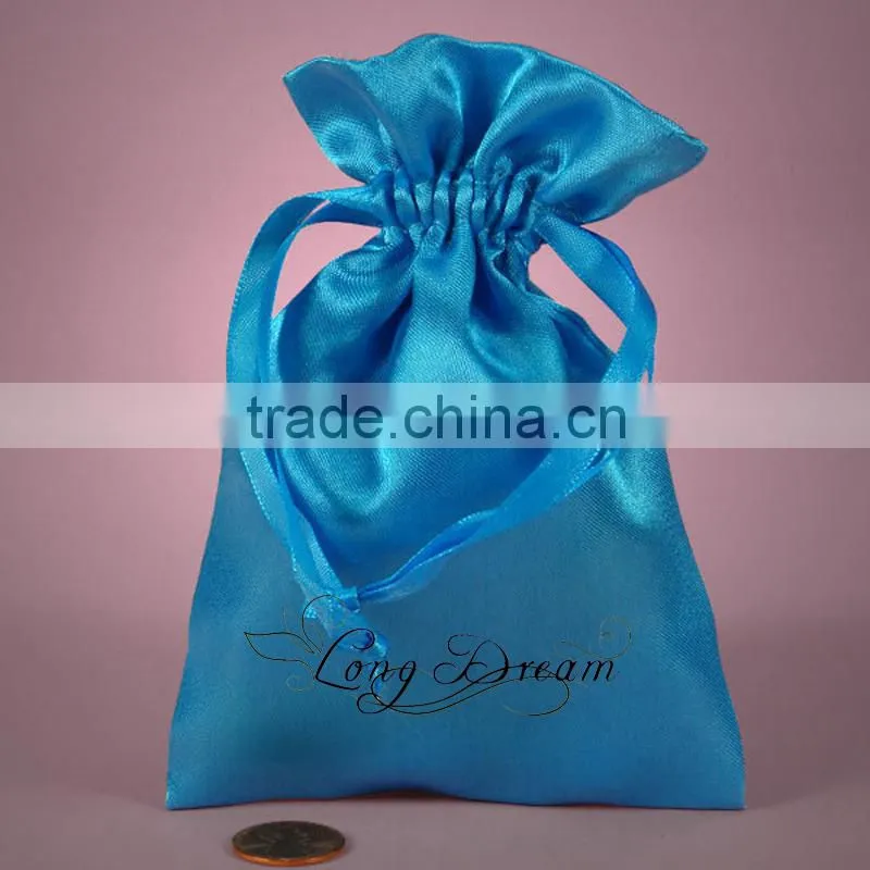 jewelry pouch bags with sliding ribbon