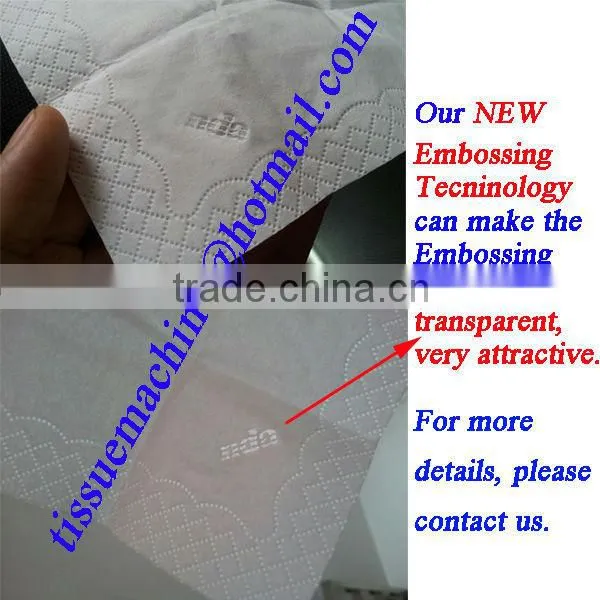 Italy Design 2lines 800 Piece Per Minute Embossing Printing High Speed Automatic Dinner Napkin Tissue Converting Machine