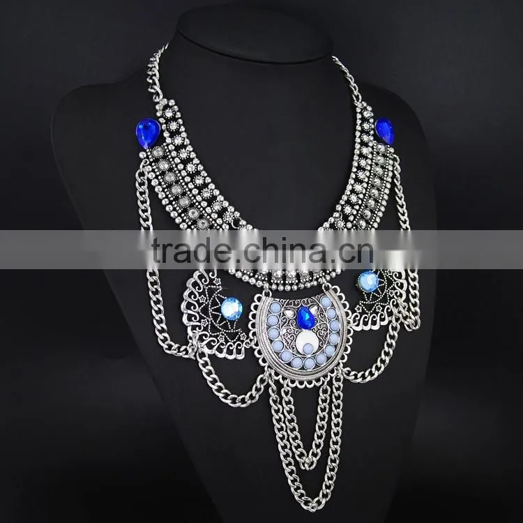 new 2015 alloy necklace ladies jewellery bijouterie
