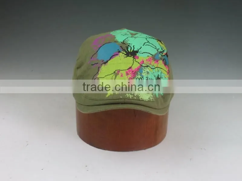 Solid Color Classic Style Duck Bill cotton unisex ivy Cap