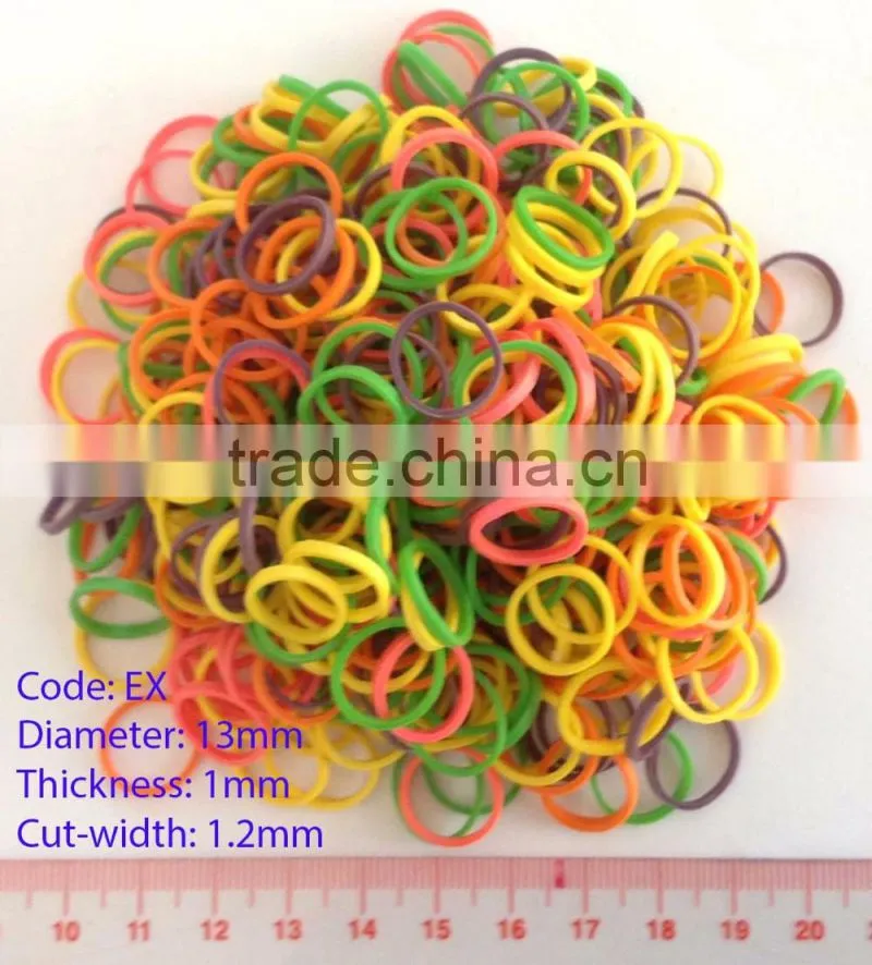 Rubber band DIY different types rubber band - Hot Crazy Fun Cheap Mixed color Loom bands