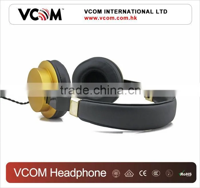 VCOM Metal Shell Classic DJ Headphones for Music with Super Bass Sound
