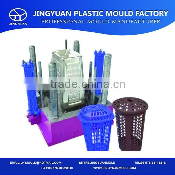 plastic dustbin screen moulding,outdoor rubbish bin mould