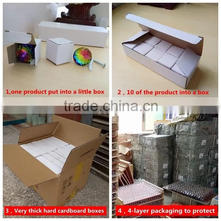 Glass crystal button for sofa decoration