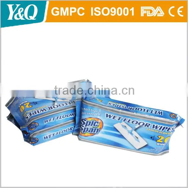 China Factory OEM Cleaning Disposable Mop Wipe