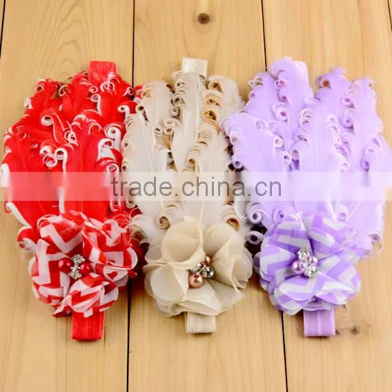high quality wholesale organza crown,shinny lace flower