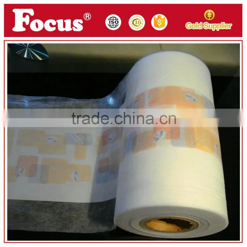 15 gsm SSS spunbond nonwoven +17 gsm breathable film clothlike film for diaper use