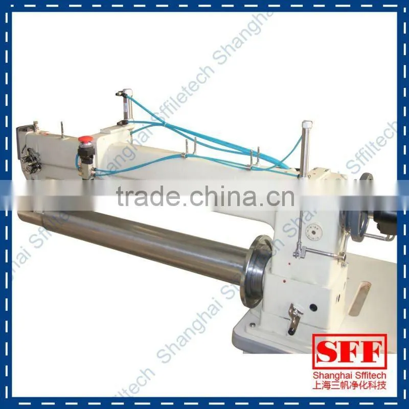 industrial long arm sewing machine for filter bag top