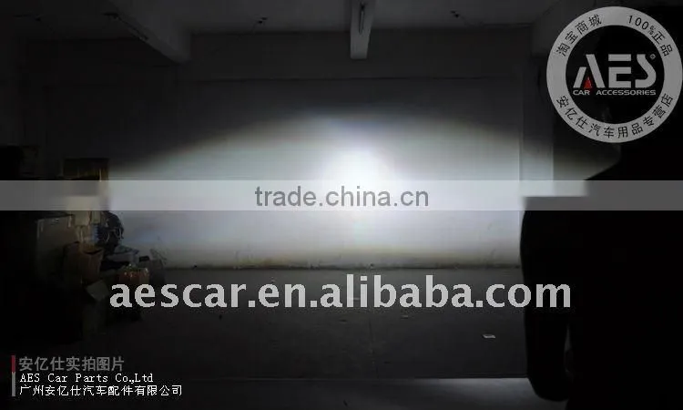 2014 HID Wholesale Price! AES dual angel eye hid bi-xenon projector lens kit,h1 bulb for xenon headlight H4 H7