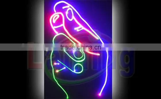 550mW Laser rgb Color Animation ILDA stage Laser Light Show