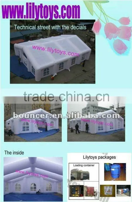 Wholesale special event tent manufatures, inflatable warehouse, obstacle inlfatable tent