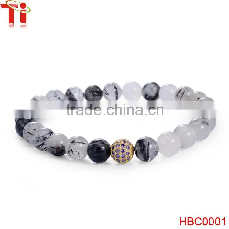 Hot Fashion Tibetan Jewelry Crystal Bead Bangle Balls Chain Bracelets