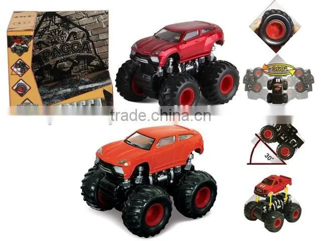 Novely 4 WD Friction Car With TPR Soft Wheels