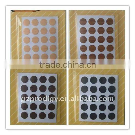 PVC decorative rubber door guards decorative screw cover adhesive screw cover