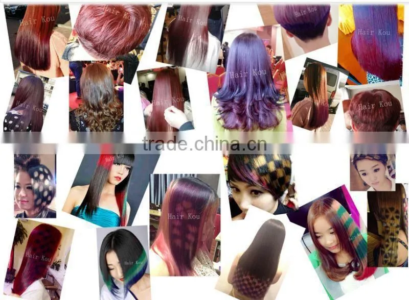 Few ammonia bright hair dyes for fashion men